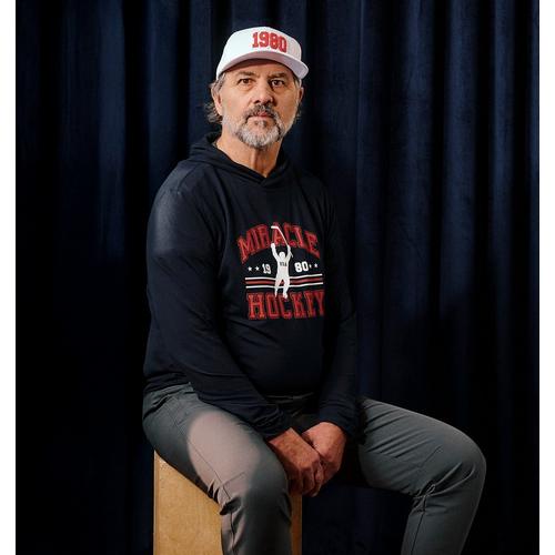 Men's UNRL x 1980 Miracle Ultra Long Sleeve Hooded Shirt - Primary Image