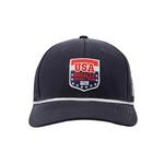 UNRL USA x 1980 Miracle Vintage Patch Vented Rope Hat Snapback Hat - Thumbnail 2 of 5