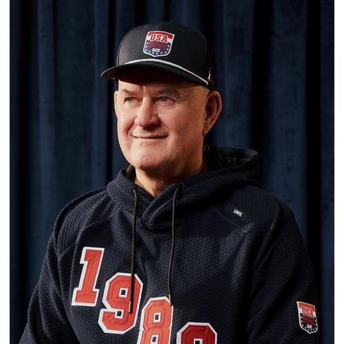 UNRL USA x 1980 Miracle Vintage Patch Vented Rope Hat Snapback Hat - Primary Image