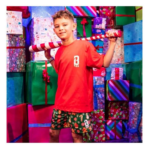 Youth Boys' Baseball Lifestyle 101 Holiday Home Plate Lounge Shorts - Primary Image