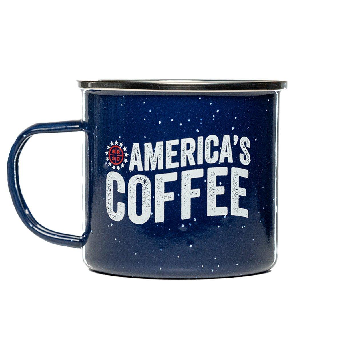 Black Rifle Coffee America Enamel Cup - Black Rifle Coffee Company