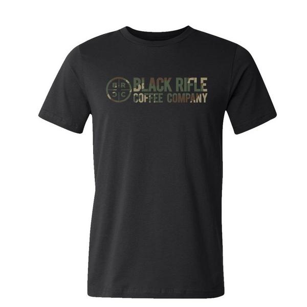 BLACK RIFLE COFFEE COMPANY Men's  Camo Logo T-Shirt