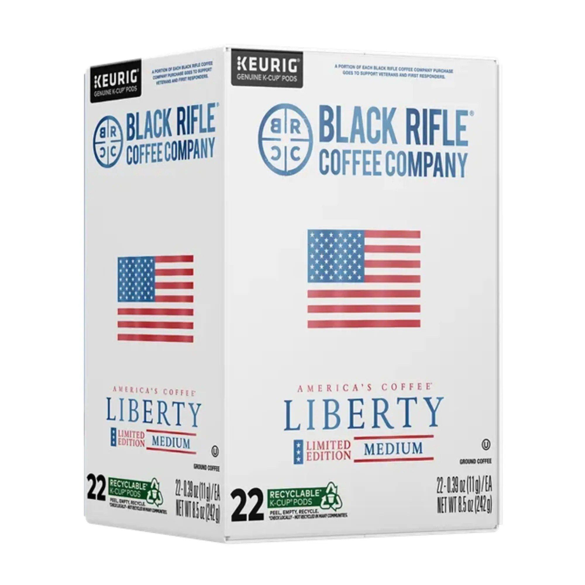 Black Rifle Coffee Company Liberty K-Cups 22 Count Coffee - Black Rifle Coffee Company