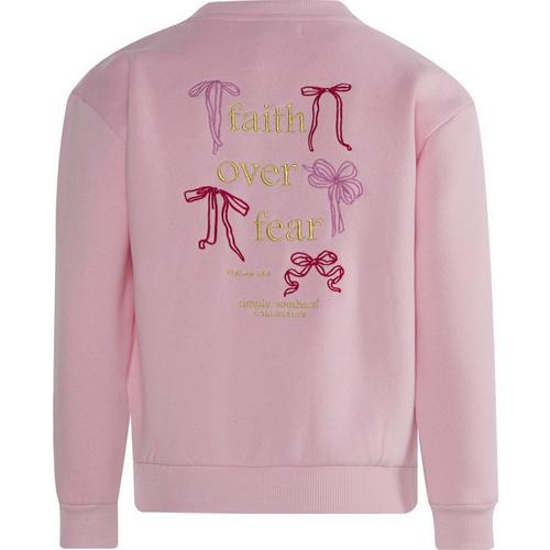 Girls' Simply Southern Faith Crewneck Sweatshirt - Primary Image