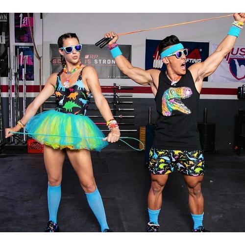 Goodr Electric Dinotopia Carnival Polarized Sunglasses - Primary Image