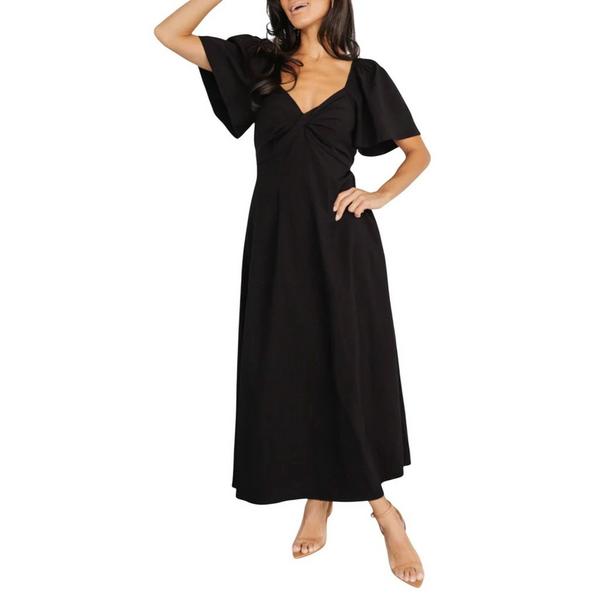 Women's Baltic Born Indie Black Tie Maxi Dress XSmall Black
