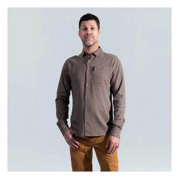 First Lite Men's  Horizon Hemp Long Sleeve Button Up Shirt