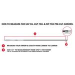 Victory VAP TKO Elite Pre-Cut Arrows w/AAE 2.6 Hybrid Vanes - Thumbnail 2 of 2