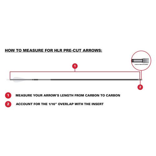 Victory HLR Elite Pre-Cut Arrows w/AAE 2.6 Hybrid Vanes - Primary Image