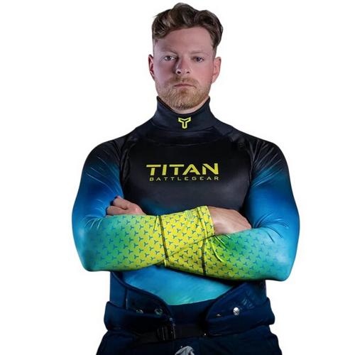 Senior Titan Battlegear Cut-Resistant Baselayer Hockey Neck Guard - Primary Image