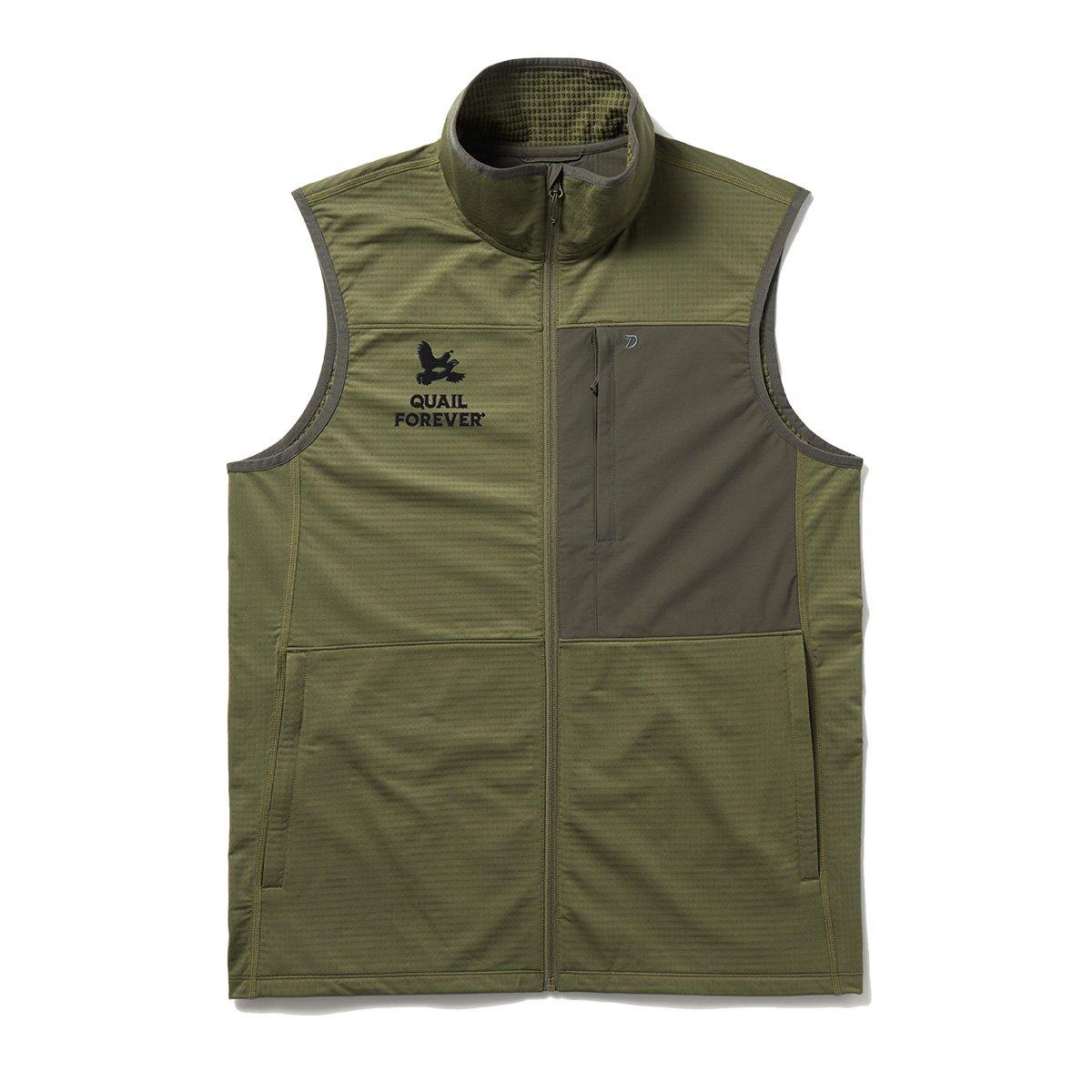 Men's Duck Camp Quail Forever Lightweight Grid Tech Vest - Duck Camp