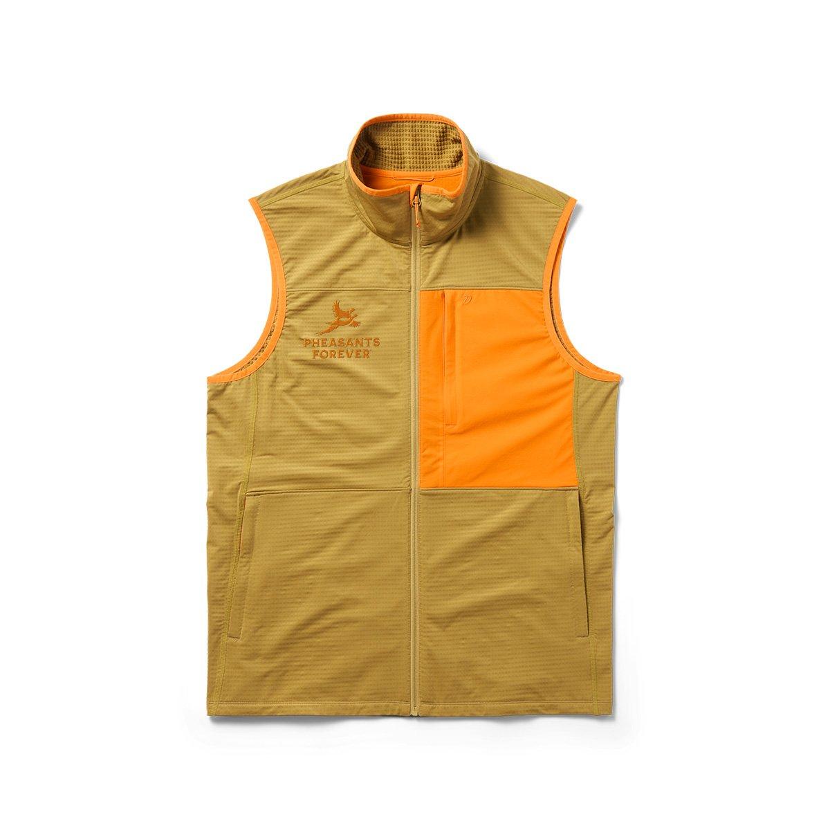 Men's Duck Camp Pheasants Forever Lightweight Grid Tech Vest - Duck Camp