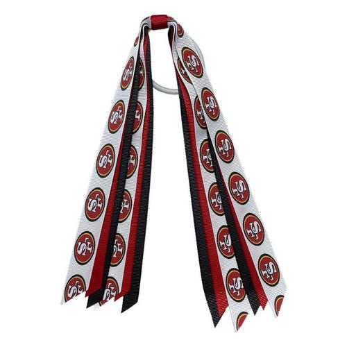 Usa Licensed Bows San Francisco 49ers Streamer Hair Pony - Primary Image