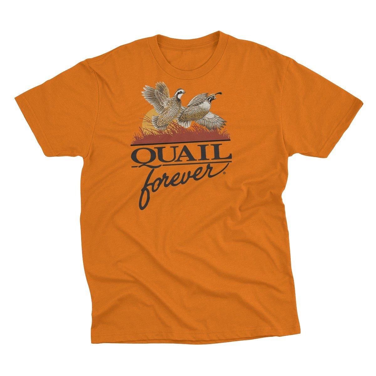 Men's Quail Forever Blaze Orange T-Shirt - Quail Forever
