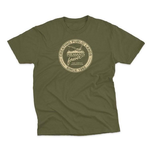 GSA OUTDOORS Men's Pheasants Forever Public Lands T-Shirt