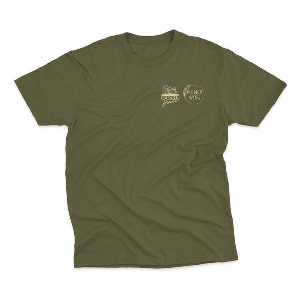 GSA OUTDOORS Women's Quail Forever On The Wing T-Shirt