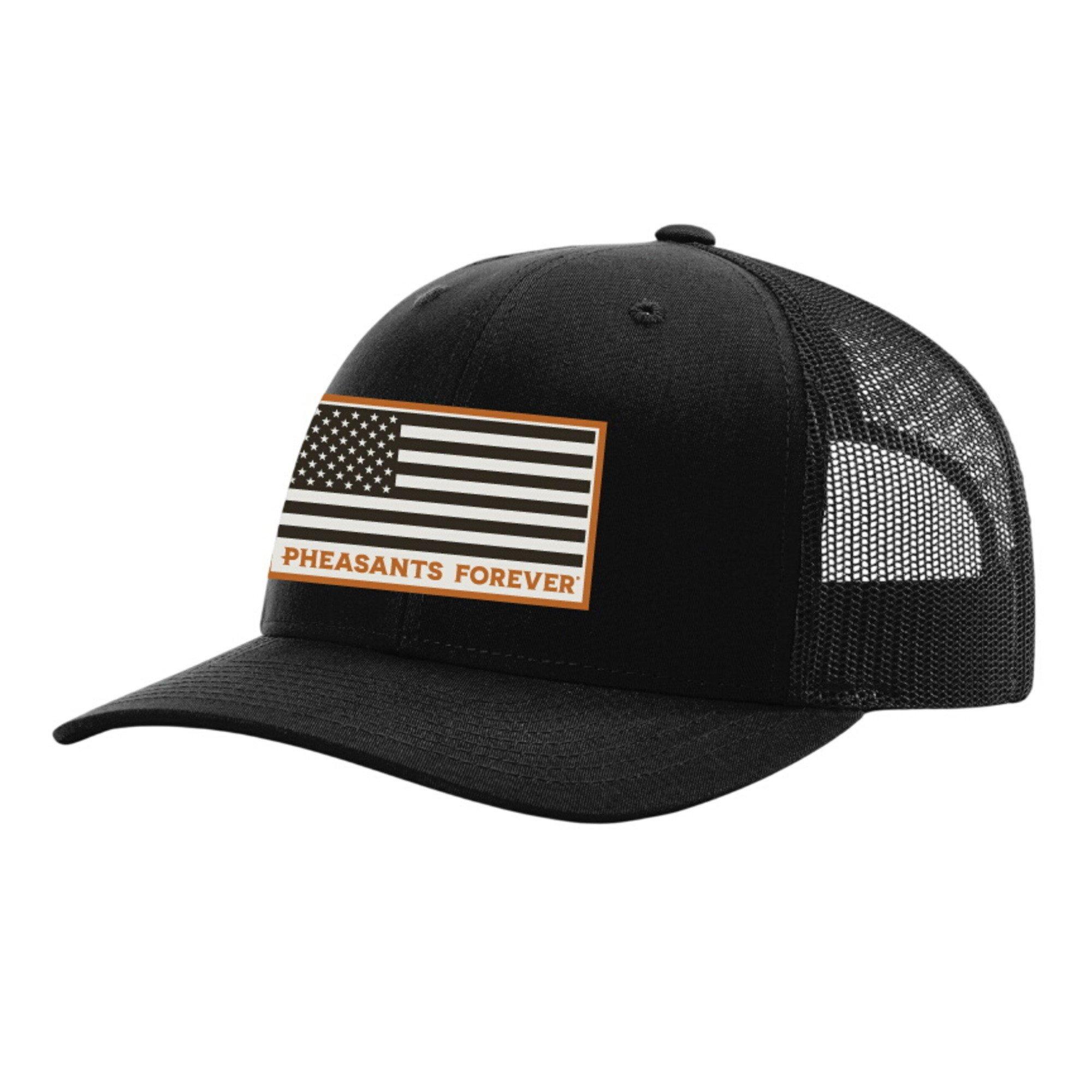 Adult GSA Outdoors Pheasants Forever American Flag Snapback Hat - GSA Outdoors