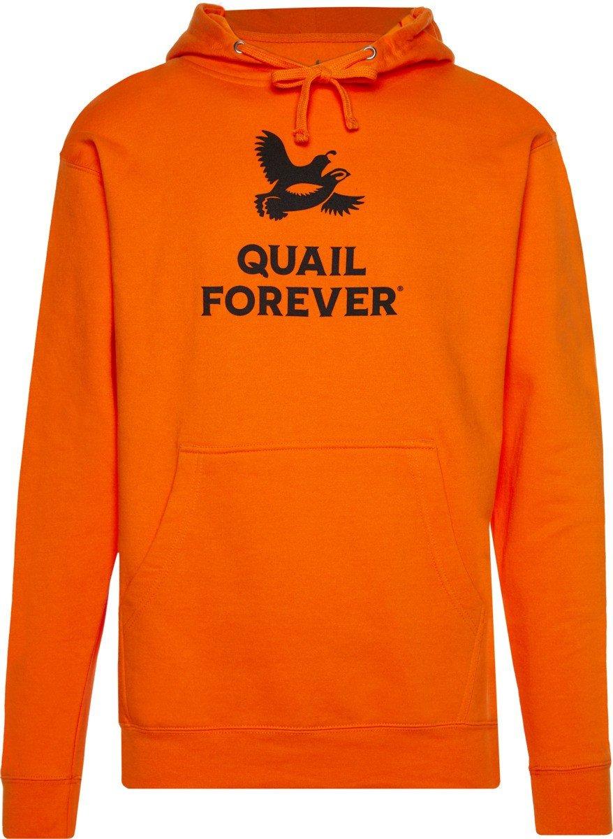Men's GSA Outdoors Quail Forever Blaze Orange Hoodie - GSA Outdoors