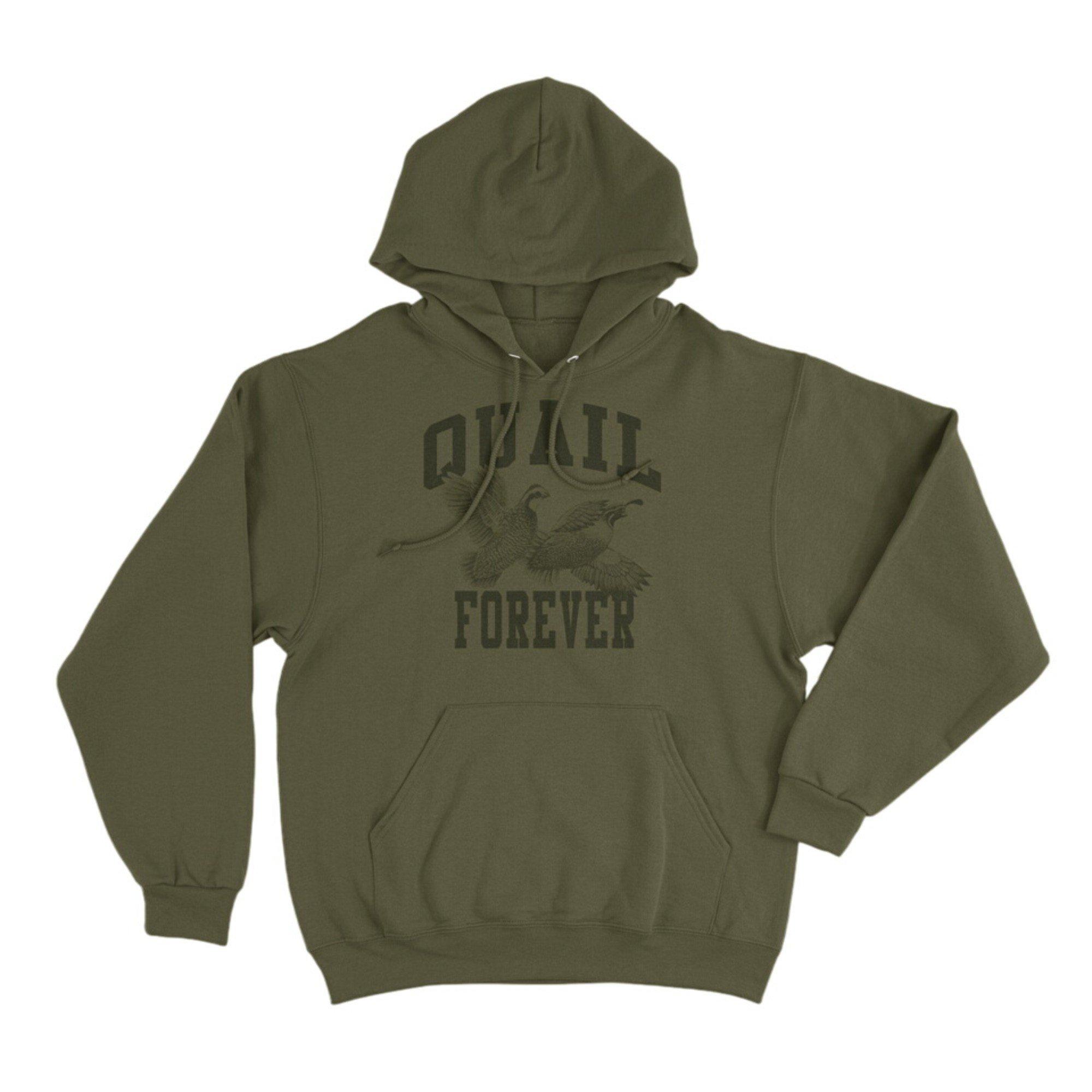 Men's GSA Outdoors Quail Forever Old School Hoodie - GSA Outdoors