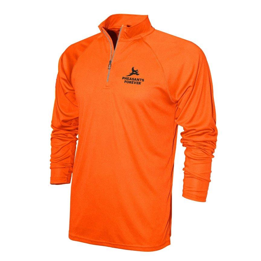 Men's GSA Outdoors Pheasants Forever Upland Lite 1/4 Zip Pullover - GSA Outdoors