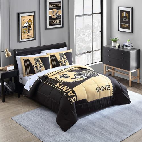 Logo Brands New Orleans Saints Status Bed In A Bag Full - Primary Image