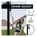 Lifetime Crank Adjust Bolt Down 54" Tempered Glass Basketball Hoop - Thumbnail 4 of 6