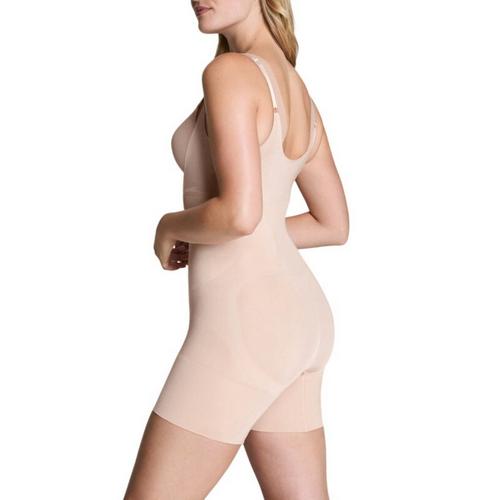 Women's Spanx Plus Size SPANXsculpt OnCore Open-Bust Mid-Thigh Bodysuit Shapewear - Primary Image
