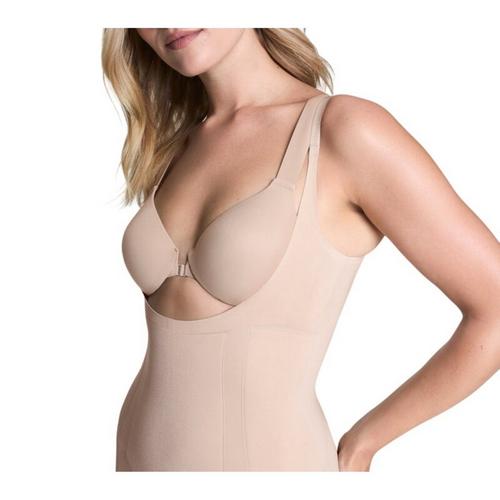 Women's Spanx Plus Size SPANXsculpt OnCore Open-Bust Mid-Thigh Bodysuit Shapewear - Primary Image