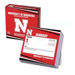 John F Turner and Co Nebraska Cornhuskers 2026 Desk Calendar - Thumbnail 1 of 3