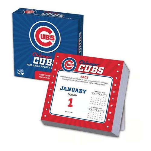 John F Turner and Co Chicago Cubs 2026 Desk Calendar - Primary Image