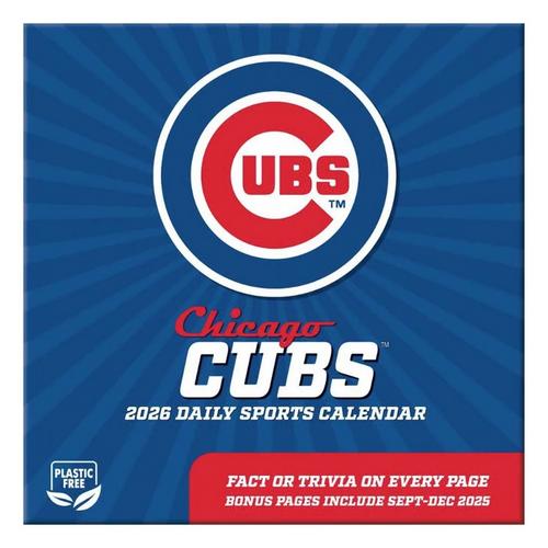 John F Turner and Co Chicago Cubs 2026 Desk Calendar - Primary Image