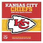 John F Turner and Co Kansas City Chiefs 2026 Desk Calendar - Thumbnail 2 of 3
