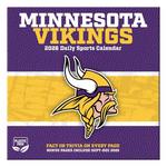 John F Turner and Co Minnesota Vikings 2026 Desk Calendar - Thumbnail 2 of 3