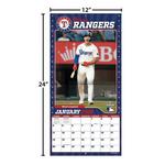 John F Turner and Co Texas Rangers 2026 Wall Calendar - Thumbnail 3 of 3