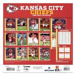 John F Turner and Co Kansas City Chiefs 2026 Wall Calendar - Thumbnail 2 of 3