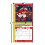 John F Turner and Co Kansas City Chiefs 2026 Wall Calendar - Thumbnail 3 of 3