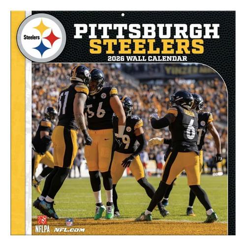 John F Turner and Co Pittsburgh Steelers 2026 Wall Calendar - Primary Image