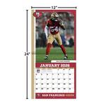 John F Turner and Co San Francisco 49ers 2026 Wall Calendar - Thumbnail 3 of 3