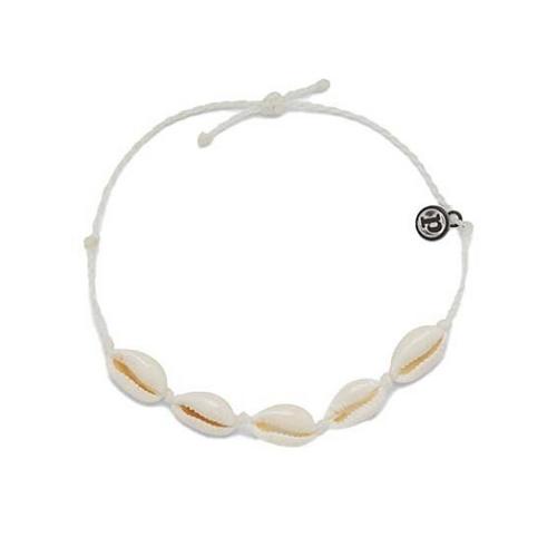 Women's Pura Vida Charm Knotted Cowrie Anklet Bracelet - Primary Image
