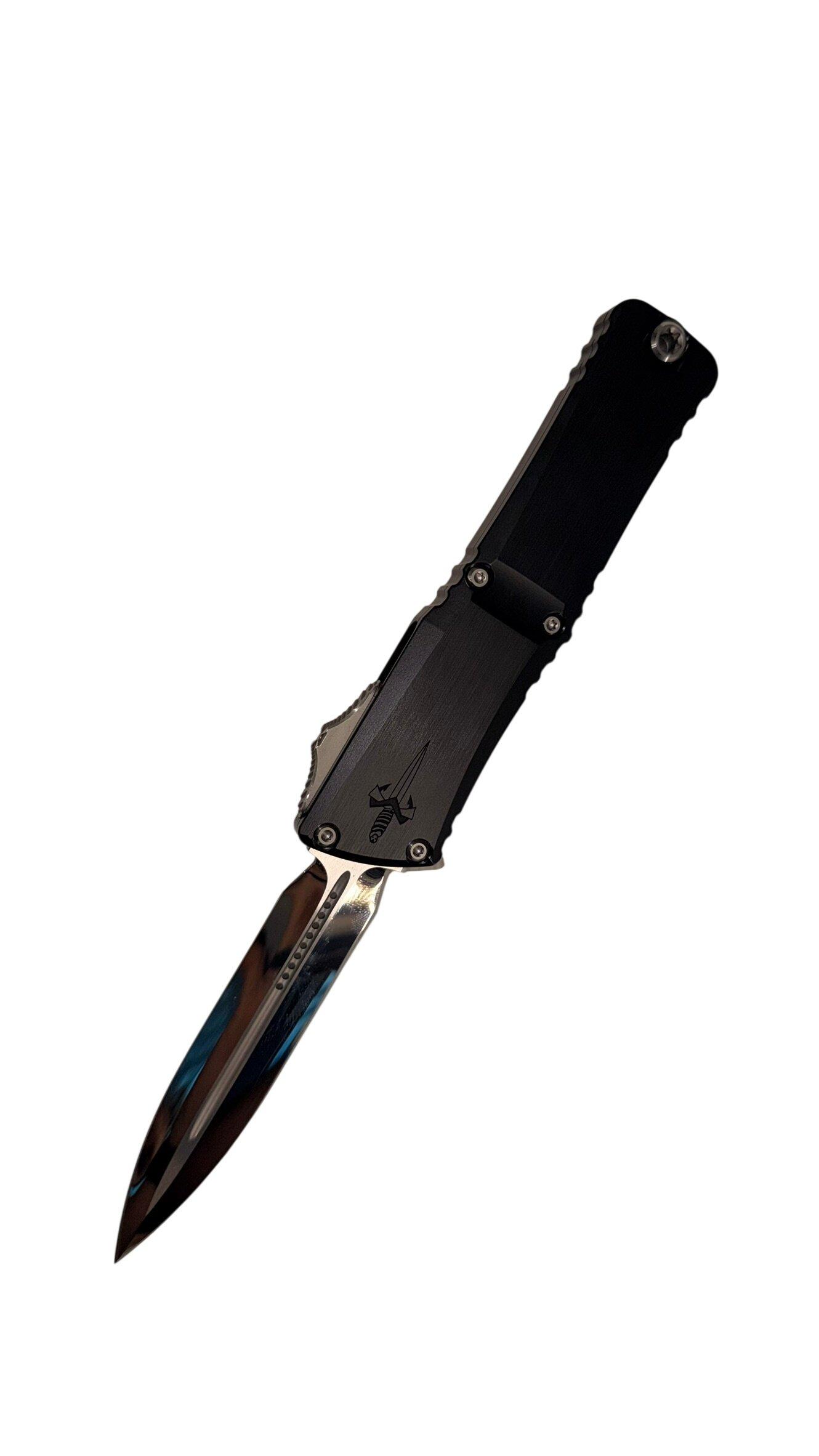 Microtech Marfione Custom Combat Troodon LT Gen III D/E Mirror Polished OTF Automatic Knife - Microtech