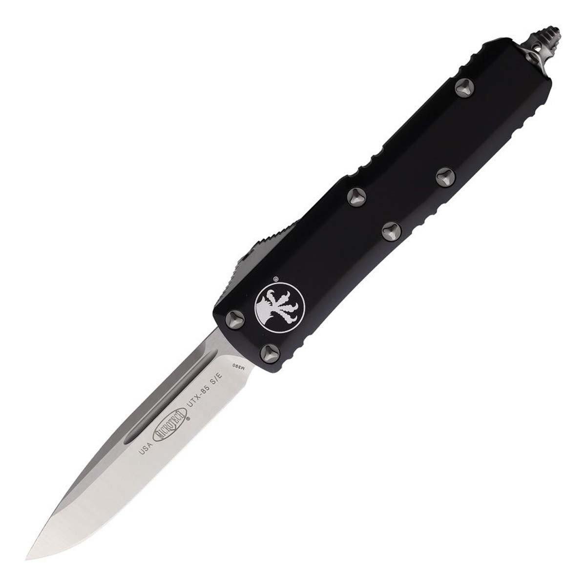 Microtech 231-4 UTX-85 Satin Drop Point OTF Automatic Knife - Microtech