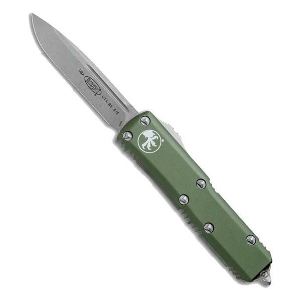 MICROTECH 231-10AP UTX-85 Apocalyptic Drop Point OTF OD Green Automatic Knife