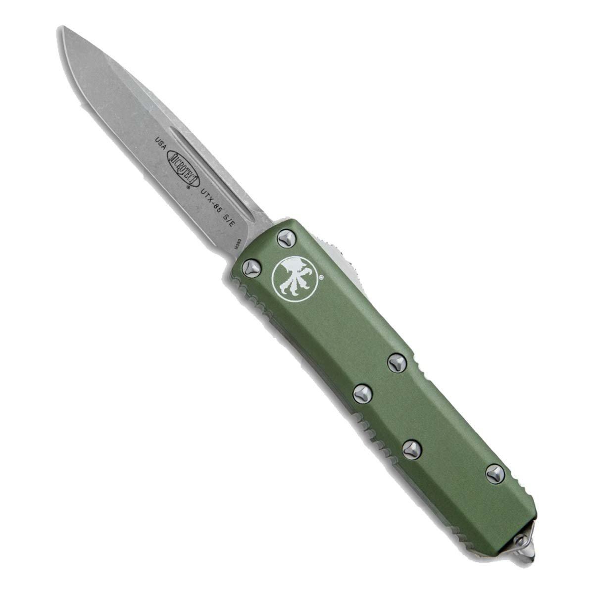 Microtech 231-10AP UTX-85 Apocalyptic Drop Point OTF Automatic Knife - Microtech