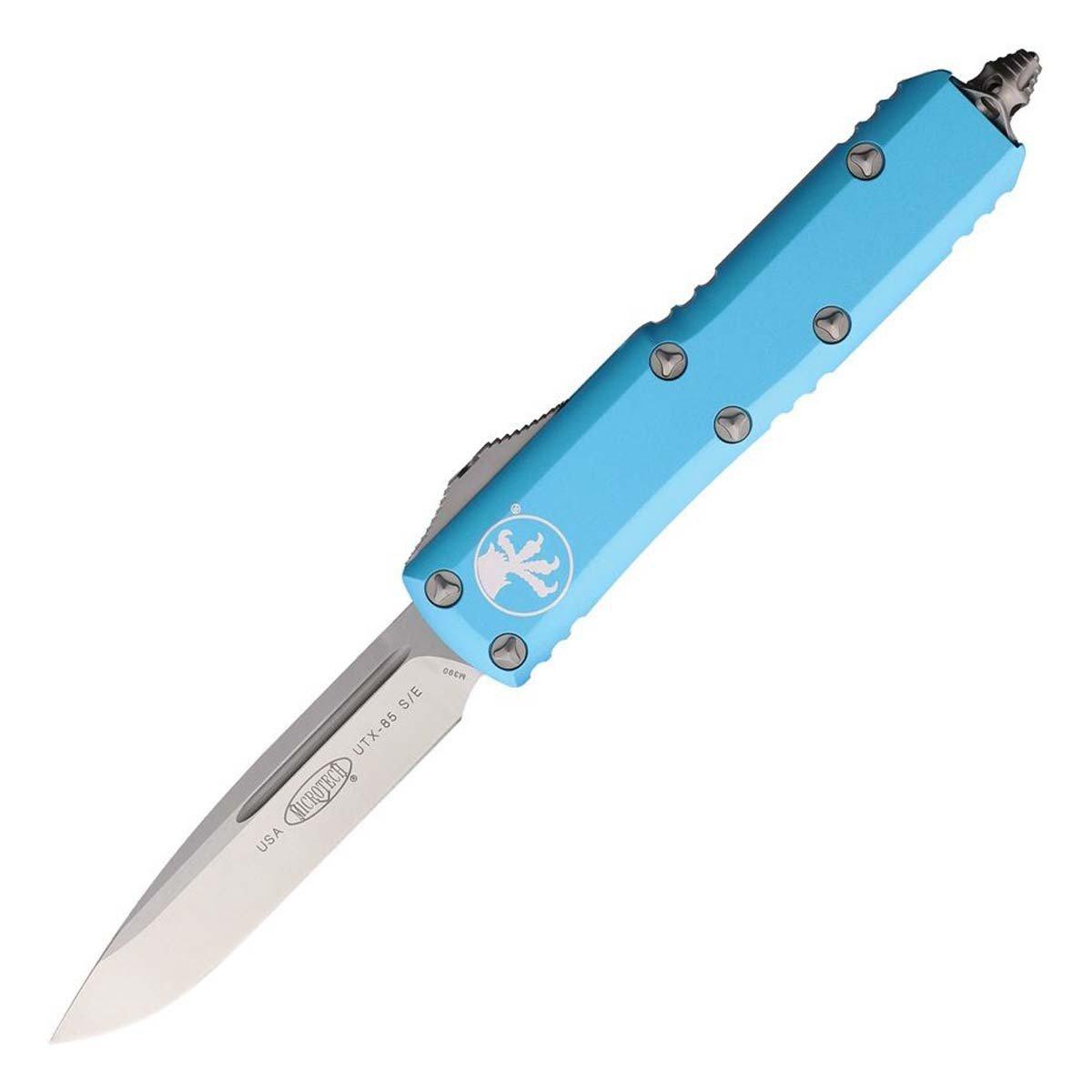 Microtech 231-4 UTX-85 Satin Drop Point OTF Automatic Knife - Microtech
