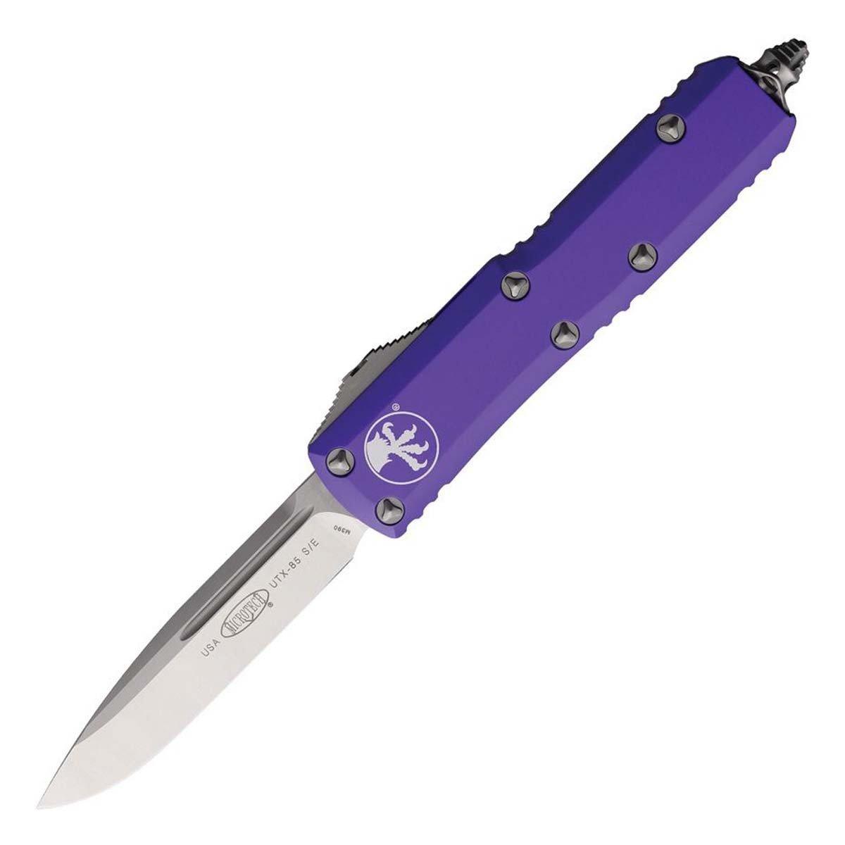 Microtech 231-4 UTX-85 Satin Drop Point OTF Automatic Knife - Microtech