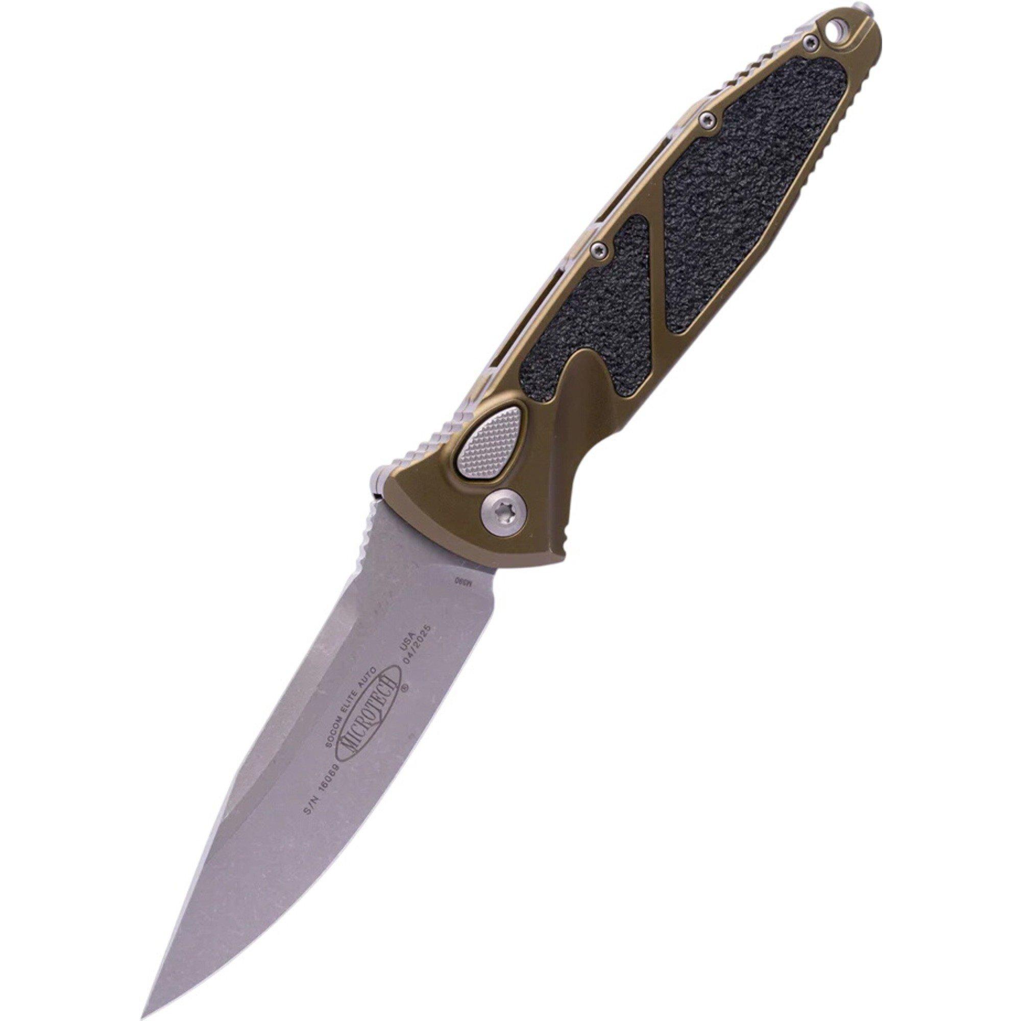 Microtech 160A-10AP SOCOM Elite Apocalyptic Folding Automatic Knife - Microtech