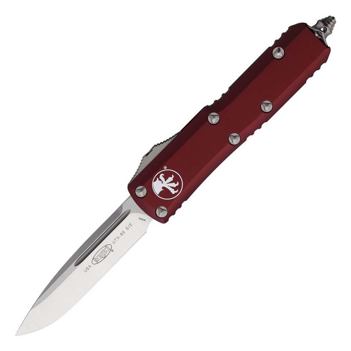 Microtech 231-4 UTX-85 Satin Drop Point OTF Automatic Knife - Microtech