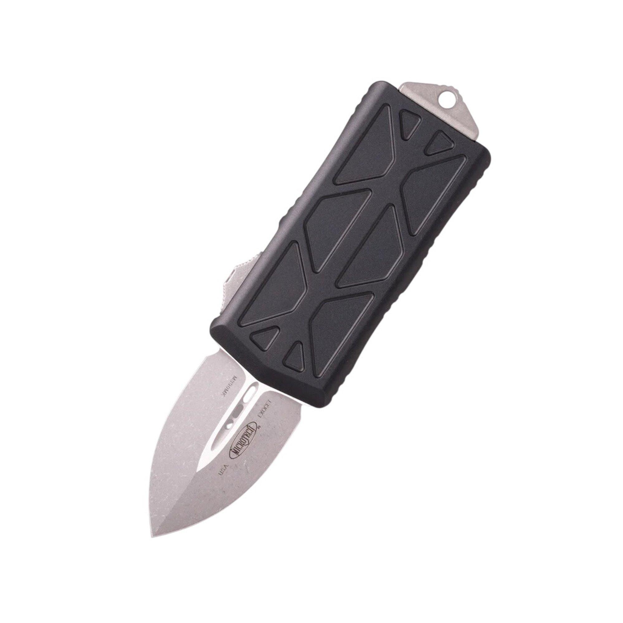 Microtech 157-10AP Exocet D/E Apocalyptic Money Clip OTF Automatic Knife - Microtech