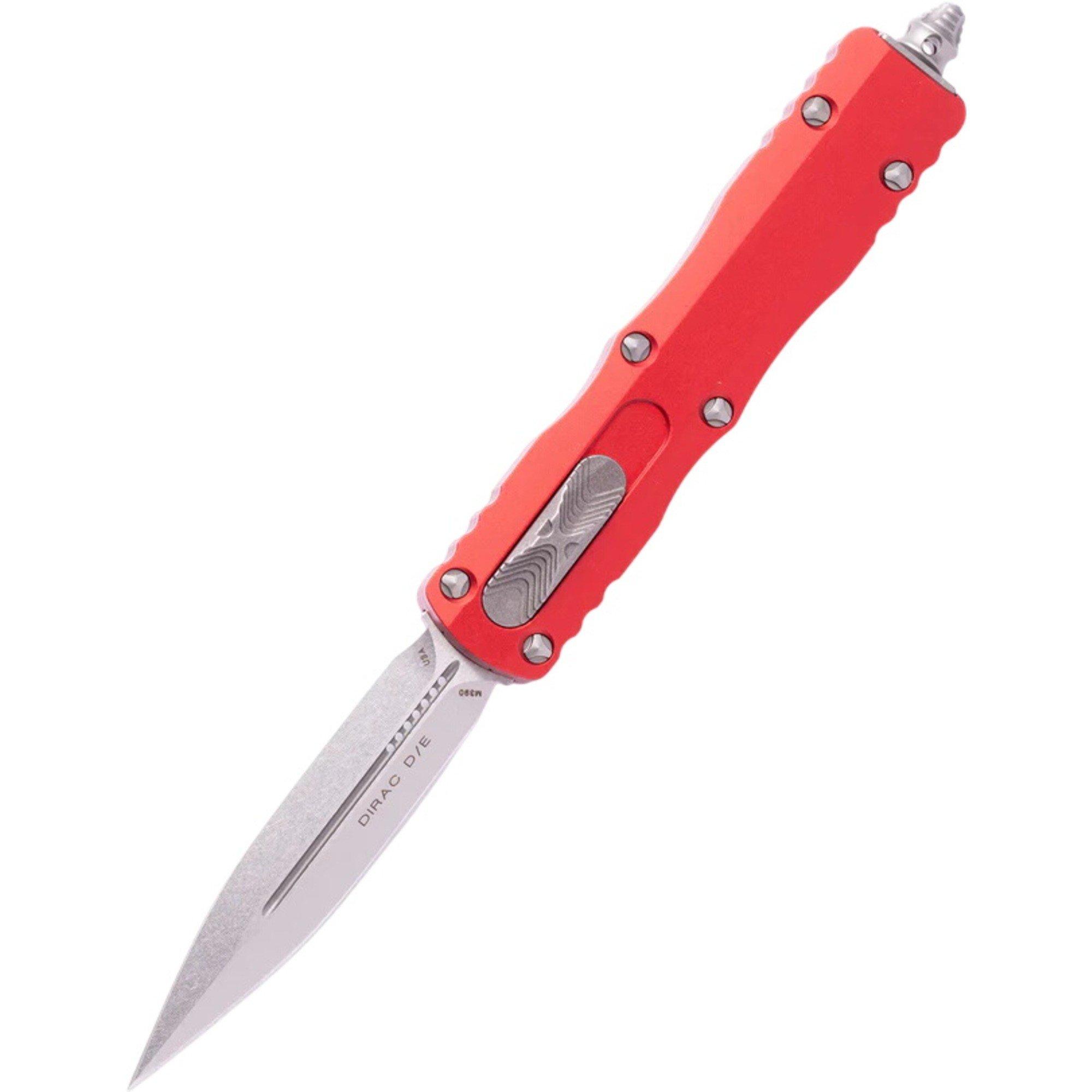 Microtech 225-10 Dirac Stonewashed D/E OTF Automatic Knife - Microtech