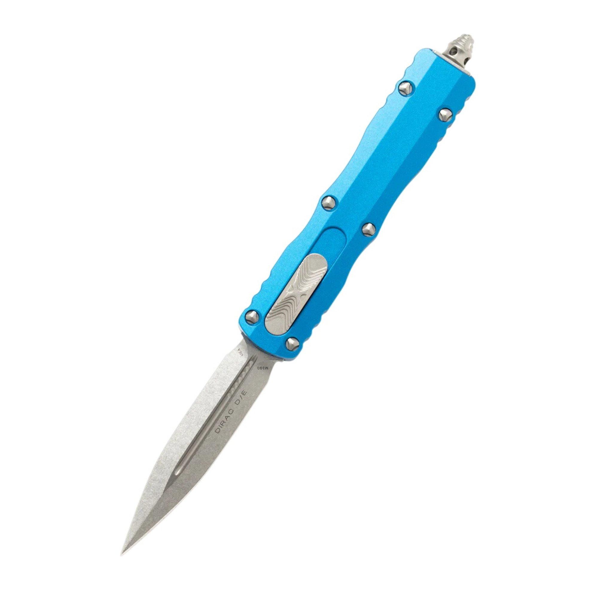 Microtech 225-10 Dirac Stonewashed D/E OTF Automatic Knife - Microtech